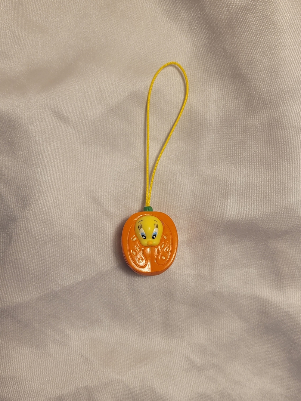 Tweety Bird Pumpkin/Tomato Charm Strap - Orange